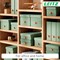 Leitz Puro Storage Box with Lid Medium 17L Green 100% Recycled Card Pack of 2 -