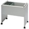 Steel Filing Trolley, Capacity: 120 A4 or Foolscap Files, Grey