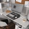 Durable Artwork Desk Mat with Overlay, 590x470mm, Black