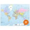 Durable World Map Desk Mat, 500x380mm, Multicoloured, Pack of 5
