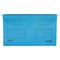 Bantex Flex Kraft Suspension Files, V Base, 15mm to 30mm Capacity, Foolscap, Blue, Pack of 25