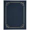 Linen Finish Heavyweight Card Stock Certificate Covers, Blue, 240gsm, Pack of 5
