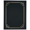 Linen Finish Heavyweight Card Stock Certificate Covers, Black, 240gsm, Pack of 5