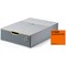 Durable Varicolor Safe Single Lockable Drawer, Colour Coded Desktop Storage, Grey & Yellow Drawers