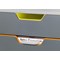 Durable Varicolor 4 Drawer Set, Colour Coded Desktop Storage, Multi-Coloured
