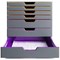 Durable Varicolor 7 Drawer Set, Colour Coded Desktop Storage, Multi-Coloured