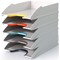 Durable Varicolor Mix Stackable Document Filing Letter Trays, A4, White, Pack of 5