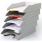 Durable Varicolor Mix Stackable Document Filing Letter Trays, A4, White, Pack of 5