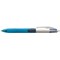 Bic 4 Colours Comfort Grip Ballpoint Pen 1mm Tip 0.32mm Line Blue/White Barrel Black/Blue/Green/Red Ink (Pack 12)