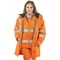 Beeswift Elsener 7 In 1 Jacket, Orange, 2XL