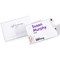 Durable Conference Pin Name Tag Badge Holders and Inserts, 40x75mm, Pack of 100