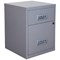 Pierre Henry A4 Combo Filing Unit Cabinet, 2-Drawer, Silver