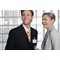 Durable Clip Name Tag ID Badge Card Holders + Inserts, 54x90mm, Blue, Pack of 25