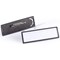 Durable Clip Card Name Badge with Flat Pin, 17x67mm, Black, Pack of 25