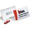 Durable Click Fold Magnet Name Tag Badge Holders + Inserts, 40x75mm, Pack of 10