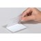 Durable Click Fold Magnet Name Tag Badge Holders + Inserts, 40x75mm, Pack of 10