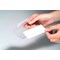 Durable Click Fold Magnet Name Tag Badge Holders + Inserts, 40x75mm, Pack of 10