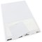 Durable Name Badge ID Card Holders Foldable A4 Printable Sheets, Pack of 100
