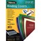 Fellowes Binding Covers, 250gsm, A4, White, Gloss, Pack of 100