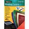 Fellowes Binding Covers, 250gsm, A4, Red Gloss, Pack of 100