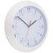5 Star Wall Clock With Coloured Case Diameter 300mm White