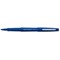 Paper Mate Fine Line Marker, 0.8mm Line, Blue, Pack of 12