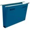 Leitz Ultimate Recycled Suspension Files with Tabs & Inserts, Square Base, 30mm Capacity, Foolscap, Blue, Pack of 50