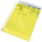 Esselte A4 Coloured Plastic Pockets, Yellow, Pack of 10