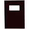 GBC Binding Covers with Window, 250gsm, Black, A4, Leathergrain, Pack of 25 Pairs