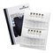 Durable Enclosed ID card Holder with Clip for 1 Card, 54x87mm, Clear, Pack of 10