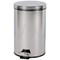 Pedal Bin, Removable Plastic Liner, 12 Litre, Stainless Steel