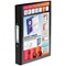Elba Vision Ring Binder, A4, 2 O-Ring, Clear Front Pocket, 25mm Capacity, Black, Pack of 10