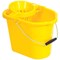 Oval Mop Bucket, 12 Litre, Yellow