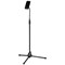 Durable Gooseneck Twist Floor Standing Tablet Holder, Black