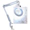 Unilux Magnifier Lamp, 3 Diopters, H1000mm, 22W, G10Q, White