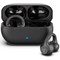 JLab Audio Flex Open Air Clip True Wireless Black Earbuds with Charging Case