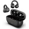 JLab Audio Flex Open Air Clip True Wireless Black Earbuds with Charging Case