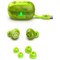 JLab Audio Go Pop ANC True Wireless Stereo Neon Green Earbuds with Charging Case