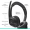Logitech Zone 300 Wireless USB-C Charging Port Black Headset