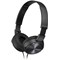 Sony MDR-ZX310 3.5mm Connector Wired Foldable Black Headphones