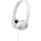 Sony MDR-ZX310AP Wired 3.5mm Connector White Folding Headphones