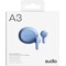 Sudio A3 True Wireless Blue Earbuds with Charging Case