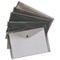 5 Star A4 Envelope Wallets, Smoke, Pack of 5