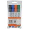 5 Star Flipchart Marker Pen, Water-based, Assorted Colours, Pack of 4