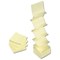 5 Star Concertina Sticky Notes, 76x76mm, Yellow, Pack of 12 x 100 Notes