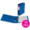 5 Star Foolscap Lever Arch Files, Plastic, Royal Blue, Pack of 10