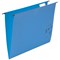 5 Star Premium Suspension Files, V Base, 15mm Capacity, Foolscap, Blue, Pack of 50