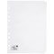 5 Star Subject Dividers, 5-Part, A4, White