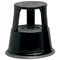 5 Star Mobile Step Stool, Metal, Black