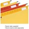 5 Star Wrapover Suspension File Tabs, Clear, Pack of 50